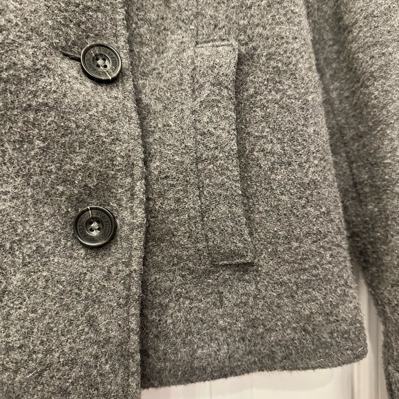 Abercrombie & Fitch Wool Blend Peacoat - Picture 3 of 7
